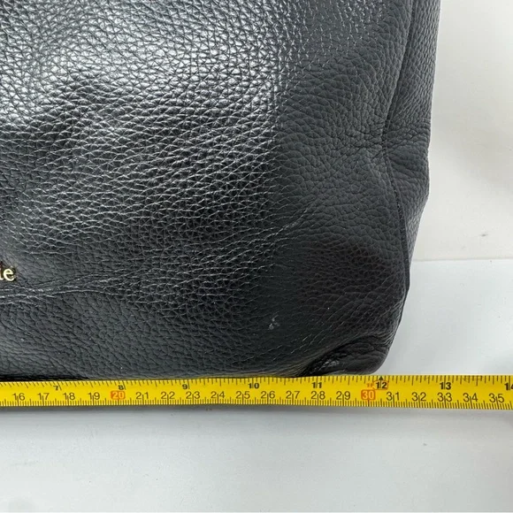 Kate Spade Kat Black Pebbled Leather Hobo Shoulder Bag - Picture 11 of 12